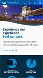 Mobile Screenshot of carolinaeasthealth.com